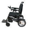 Anti theft physical therapy equipments lightweight folding electric wheelchair elderly wheelchair with battery lock