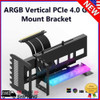 Vertical Video Card Holder Rgb Light Vertical Mount Bracket Computer Accessories