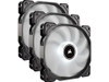 Corsair Af120 Air Series Led 120Mm Computer Case Fans - Triple Pack - White