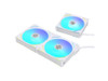 Lian Li Uni Fan Al120 V2 Rgb White 3X 12Cm Fan Pack With Controller -