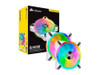 Corsair Ql Icue Ql140 Rgb 140Mm Rgb Led Pwm Lighting Node Dual Fan Kit White