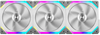 Uni Fan Sl120 Revolutionized Daisy-Chain 120Mm Argb Fan, White, 3-Pack