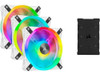 Triple Fan Corsair Icue Ql120 Rgb 120Mm Pwm White Case Fan Lighting Node Core