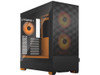Fractal Design Pop Air Rgb Black Orange Core Tg Atx High-Airflow Clear Tempered