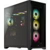 Nib Corsair Icue 5000X Rgb Tempered Glass Mid-Tower Atx Pc Smart Case - Black