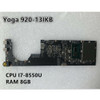 For Lenovo Ideapad Yoga 920-13Ikb Motherboard I7-8550U 8Gb 5B20Q09627 5B20Q09662
