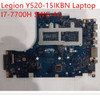 Motherboard For Lenovo Legion Y520-15Ikbn Laptop I7-7700H Swg 4G 5B20N00231