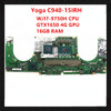 For Lenovo Yoga C940-15Irh Motherboard I7-9750H Cpu Gtx1650 4G Gpu 16Gb Ram Lc40