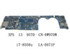 Cn-0W970W For Dell Xps 13 9370 With I7-8550 Cpu 8G Ram Laptop Motherboard