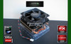 Amd Black Edition Heatsink Cpu Cooler Fan For Fx-Phenom Ii X6 Socket Am2 Am3 New