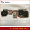 For Msi Gs66 10Sd Generation 10 U Laptop Cpu Gpu Cooling Heatsink Fan