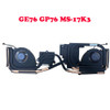 4Pin Cpu Gpu Fan&Heatsink For Msi Gp76 Ge76 Pabd1A010Shr N451 Pabd1A010Shl N452