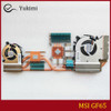 For Msi Gf65 Laptop Cpu Graphics Heatsink Cooler Cooling Fan