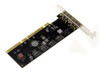Card Pci-X Sata 4 Ports Raid - Pcix 64 Bits (Compatible Pci 32 Bits) Sil3124