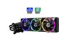 Evga Clcx 360Mm All-In-One Lcd Cpu Liquid Cooler, 3X 120Mm Pwm Argb Fans, Intel,