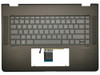Hp Spectre 15-Bl Palmrest Touchpad Cover Keyboard Us Int Backlit 912995-B31