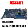 For Asus Zenbook Ux463Fl Ux434Fl Motherboard W/I3-I5-I7-8Th 10Th Gen 8Gb/16Gb