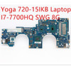 Motherboard For Lenovo Ideapad Yoga 720-15Ikb Laptop I7-7700H Swg 8G 5B20N67893