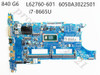 For Hp 840 850 G6 W/ I7-8665U Cpu Motherboard 6050A3022501 L62760-601 L62760-001