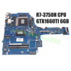 L71932-601 L71932-001 For Hp 15-Ec With R7-3750H Cpu 6Gb Motherboard Dag3Hbmbcd0