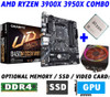 Amd Ryzen 9 3950X 3900X Cpu+Gigabyte B450M Ds3H Wifi Motherboard+Ddr4+Ssd Combo