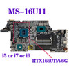 Motherboard For Msi Ge65 Ms-16U11 Ms-16U1 W/ I5 I7 I9 9Th Gen Gtx1660Ti//2070