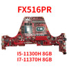 For Asus Tuf Dash F15 Fx516Pr-Hn002T Motherboard Intel I5 I7-11370H Rtx 3070 V8G