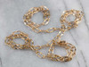 18K Gold Fancy Cable Chain Necklace