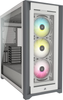 Icue 5000X Rgb Tempered Glass Mid-Tower Atx Pc Smart Case - White