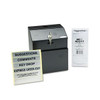 Safco Steel Suggestion/Key Drop Box with Locking Top - SAF4232BL