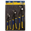 Vise Grip 2078711 3 Piece Groovelock Pliers Kit Bag Set