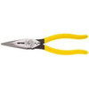 Klein Tools D203-8NCR 8-Inch Heavy-Duty Long-Nose Pliers-Side-Cutting  Wire Stri