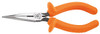 Klein D203-8-INS Insulated Standard Long Nose Pliers - 8 Side Cutting