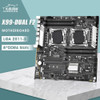 X99 Dual F2 Motherboard Dual Xeon Cpu Lga2011-3 E5 V3 Ddr4 256G Sata3.0 M.2 Nvme