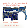 18739-1 For Hp Envy 17-Ce Laptop Motherboard Cpu:I7-8565U Gpu  4G L52451-601