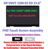 Genuine Hp Envy X360 15M-Ed0013Dx 15.6" Lcd Touch Screen Assembly Silver