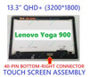 13.3" 2-In-1 Lcd Led Touch Screen Assembly Bezel Lenovo Yoga 900-13Isk 80Mk