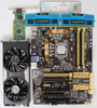 Asus Z87-Plus Motherboard Set - Gpu/Cpu/Ram/Network Adapter - See Description
