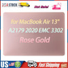 New Rose Gold For Macbook Air  A2179 A1932 2019 2020 Lcd Screen Display Assembly