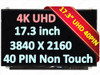 B173Zan01.0 17.3" Uhd 4K Lcd Led Screen Display Panel New 3840X2160 H/W: 2A 4A
