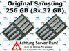 Samsung 256 Gb (8X 32 Gb) Rdimm Ram Ddr4 Lenovo System X X3650 M5 Server