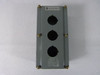 Allen Bradley 800T-3TZ Enclosure Push Button Mount Grey  NEW