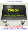 X360 830 G6 13" Fhd Uwva Touch Screen Display Assembly