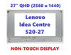 Lenovo Ideacentre 520-27Ikl 520-27Icb Lcd Screen Display Panel 27" 01Ag972