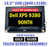 Dell Xps 13 9380 Touch Screen Uhd Silver Complete Lcd Assembly 3840X2160 Fd6Nc