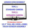 13.3" Fhd Laptop Touch Lcd Screen Assembly Lenovo Thinkpad X390 Yoga 20Nn 20Nq