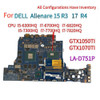 For Dell Alienware 15 R3 17 R4 Motherboard W/ I5 I7 6Th/7Th Gen Gtx1050 Gtx1070M