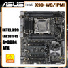 X99 Motherboard Asus X99-Ws/Ipmi Motherboard Lga 2011-V3 8×Ddr4 Pci-E 3.0 M.2