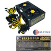 3600W Full Module Mining Power Supply For 12   Cards Atx   Rig Miner Usa