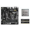 Amd Ryzen 7 3700X +Gigabyte B550M Ds3H Ac Micro Atx Motherboard+Ddr4 8G 3200 X 2